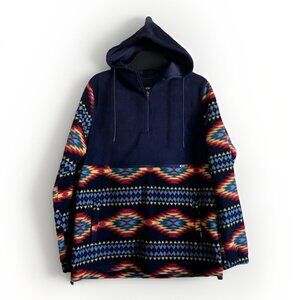 RSQ Mens Printed Polar‎ Fleece Pullover Size Medium